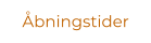 Åbningstider